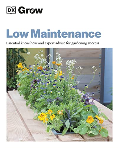 Book cover with colorful wildflowers in a raised garden bed.