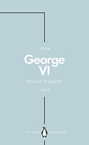 Book cover for "George VI" by Philip Ziegler, featuring pale blue background.
