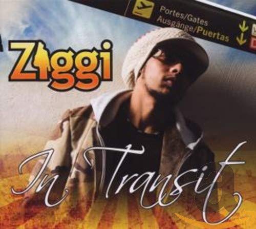 CD cover for Ziggi’s “In Transit” featuring a man in a cap and jacket.