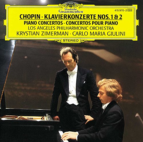 CD cover featuring pianists Krystian Zimerman and Carlo Maria Giulini.