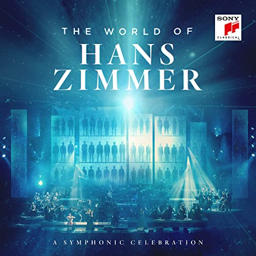 CD cover for "The World of Hans Zimmer" live orchestral performance.