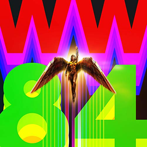 Wonder Woman 1984 soundtrack CD cover with hero in flight.