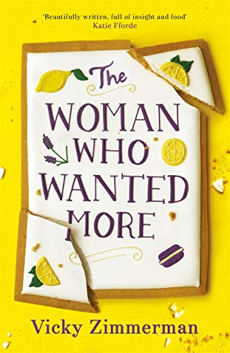 Book cover: purple title on white, with lemon and lavender illustrations.