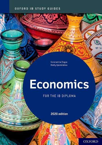 Cover of the Oxford IB Study Guide for Economics featuring colorful patterned ceramic bowls.
