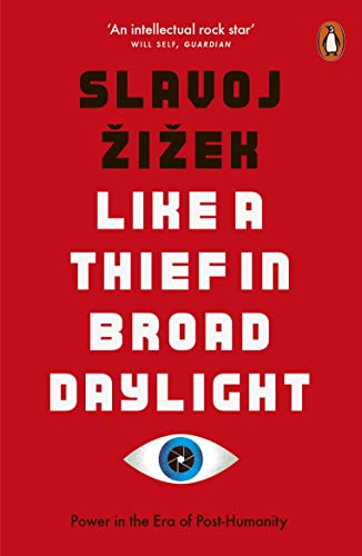 Red book cover with white text and an eye illustration.