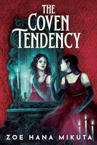 Book cover: two women facing each other near an ornate mirror.