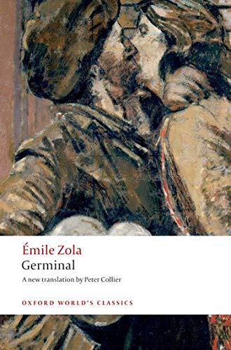 Book cover of Émile Zola’s *Germinal* with a painting of miners.
