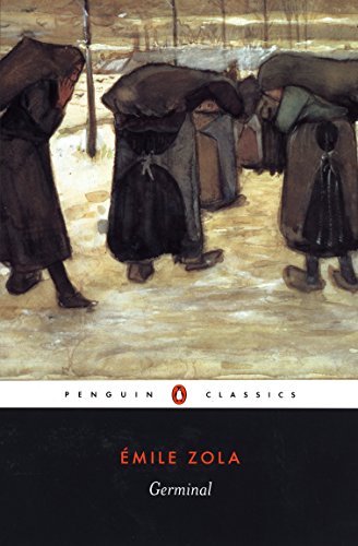 Book cover: painting of huddled figures in a bleak, wintry landscape.