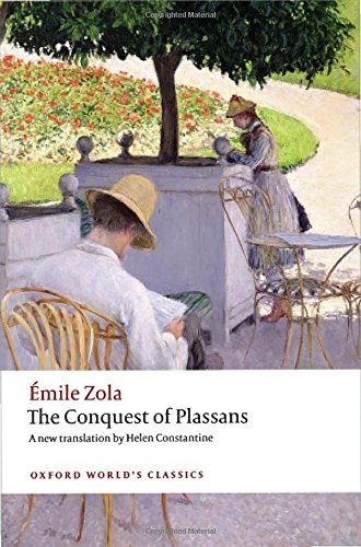 Book cover: "The Conquest of Plassans" with a painting of people outdoors.