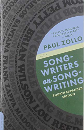 Book cover: “Songwriters On Songwriting” with names of musicians listed.