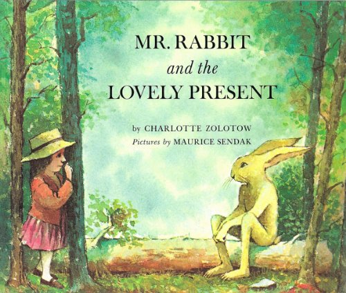 Book cover: a girl and a rabbit in a green forest setting.