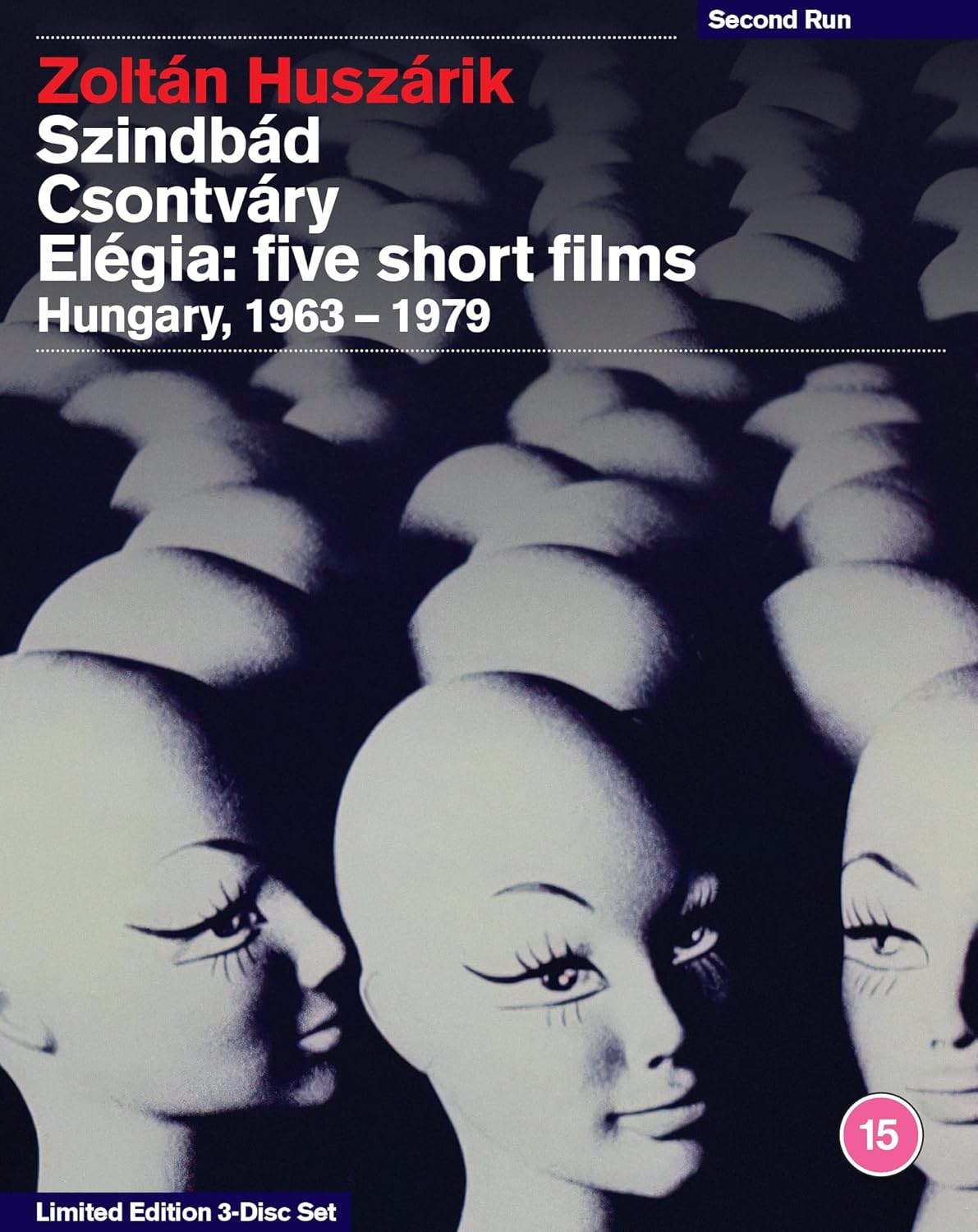 Blu-ray cover for Zoltan Huszarik’s collected short films, 1963-1979.
