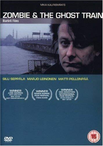 DVD cover for "Zombie & The Ghost Train" featuring a man’s face.