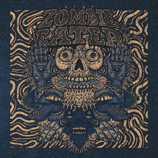 CD cover with symmetrical, distorted faces and the text "ZOMBIE EATER".