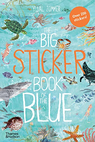 Book cover featuring illustrations of various sea creatures on a light blue background.
