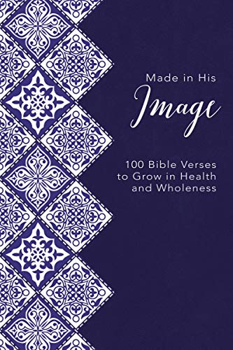 Book cover with blue and white patterned design and cursive title.