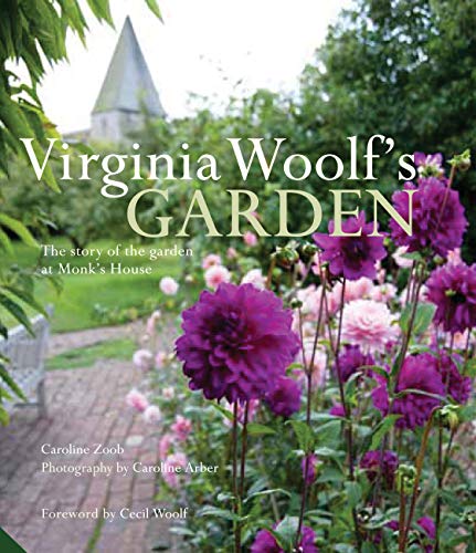 Book cover with garden scene, likely featuring flowers, trees, and a house in background.