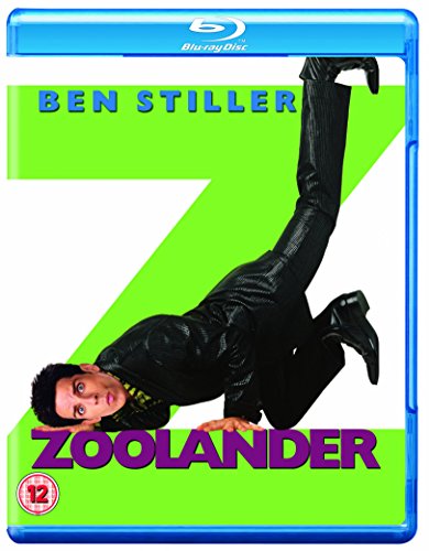 Zoolander" Blu-ray cover featuring Ben Stiller in a dramatic pose.