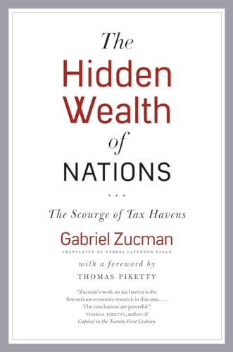 Book cover of The Hidden Wealth of Nations by Gabriel Zucman with white background.