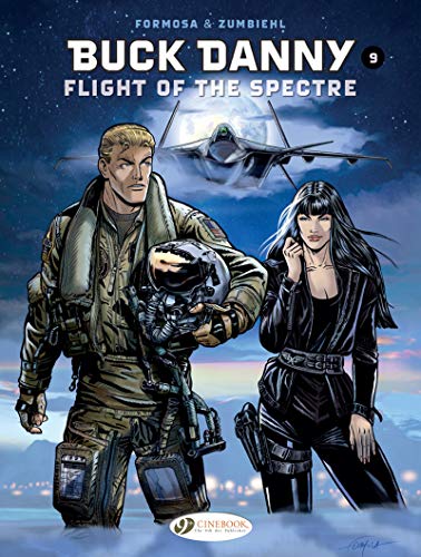 Comic book cover featuring a pilot and a woman with a jet in the background.