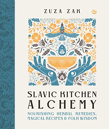 Book with herbal, kitchen, and folk themes on cover, likely earthy colors and illustrations.