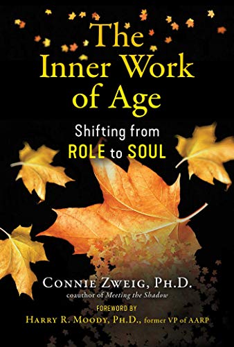 Book cover with title, falling leaves, and author Connie Zweig.