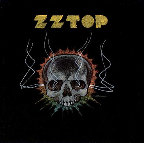 ZZ Top album cover: skull with glowing eyes and wispy smoke.