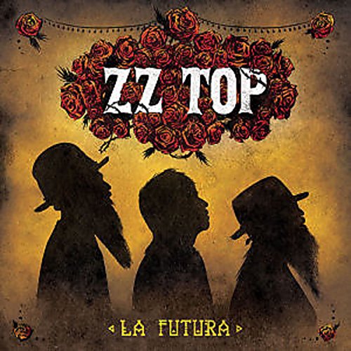 ZZ Top’s “La Futura” vinyl cover with roses and silhouetted figures.