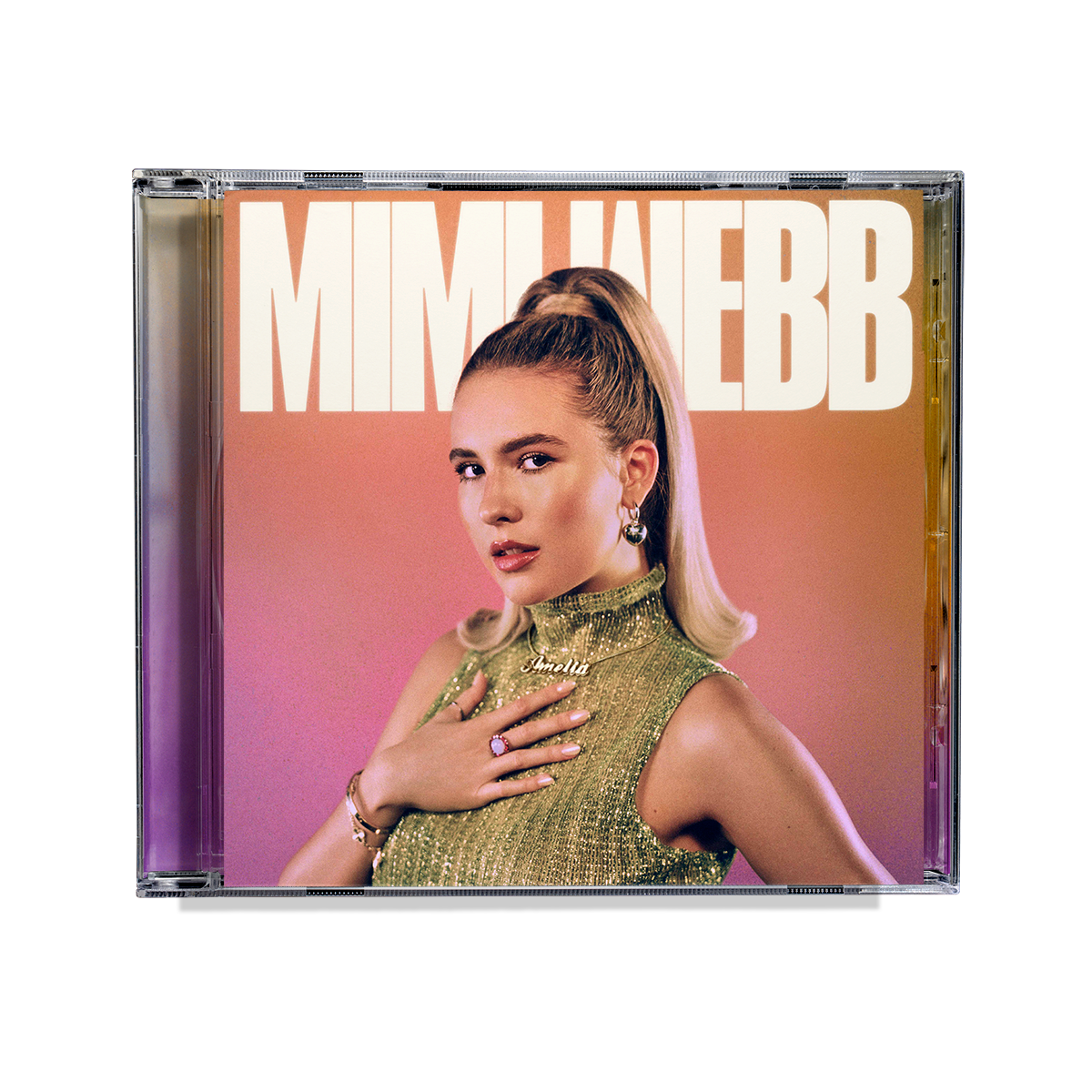 "CD case with cover art featuring a woman in a gold top."