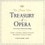 The image is a cream-colored album cover with "TREASURY of OPERA" in large black text.