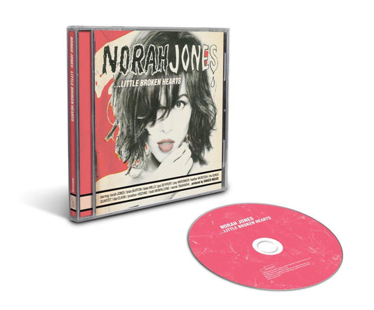 Norah Jones CD case with a red disc and a woman's portrait on the cover.