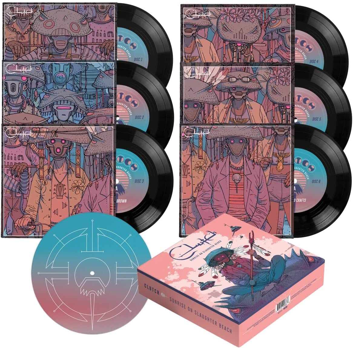 Clutch - Sunrise On Slaughter Beach (x6 7Inch Set) [VINYL]