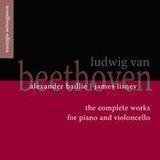 "CD cover with black and red background, Beethoven's name prominently displayed."