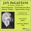 Robert Schumann - Jan deGaetani in Concert, Vol.2 [CD]