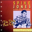 Spike Jones CD cover with red background, yellow text, and black-and-white musician portrait.