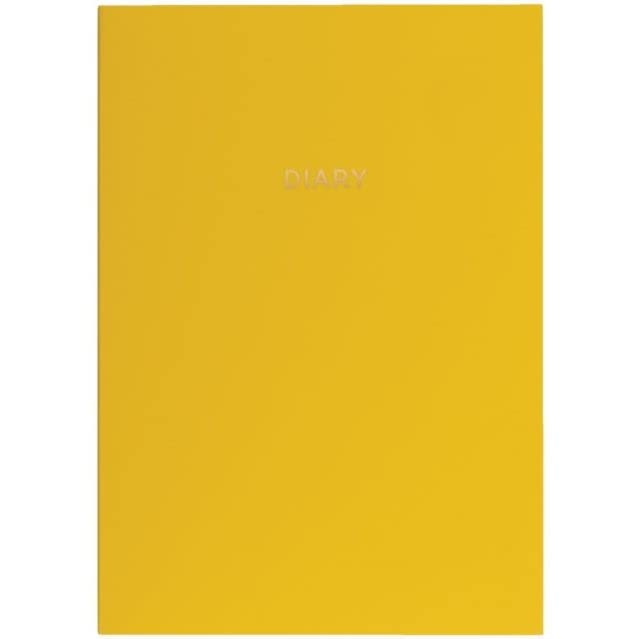COLOURBLOCK A5 UNDATED DIARY WTV SAFFRON