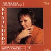 Inge Bonnerup - Dieterich Buxtehude: Complete Organ Vol. 2 [CD]