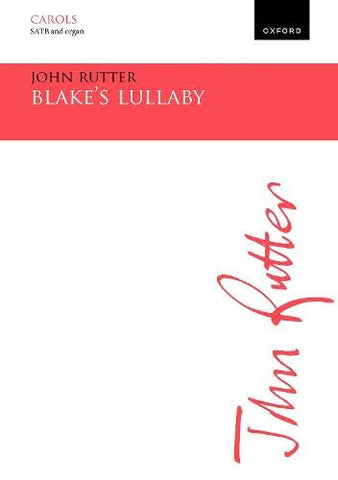 Blake's Lullaby: Vocal score