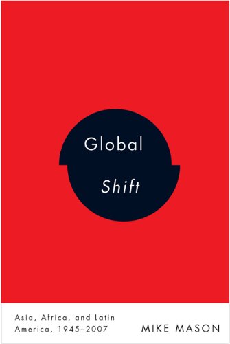 "Red book cover with black circle and white text 'Global Shift' and author's name."