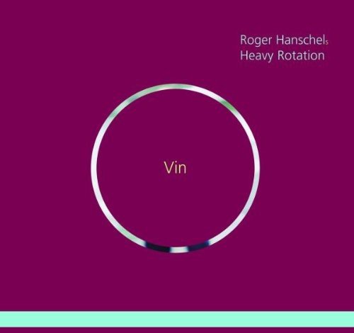 "Purple album cover with silver circle and 'Vin' text, artist name in top right corner."