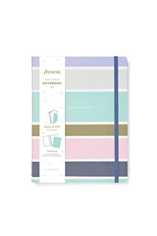 Filofax Good Vibes A5 Refillable Notebook - Stripes