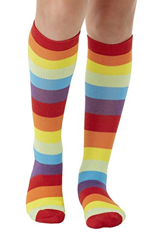 Smiffys 72008 Clown Socks, Unisex Children, Multi-Colour, One Size