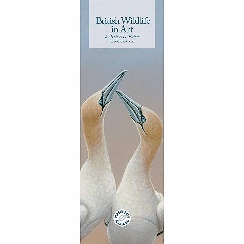 British Wildlife In Art By Robert Fuller Slim Calendar 2024