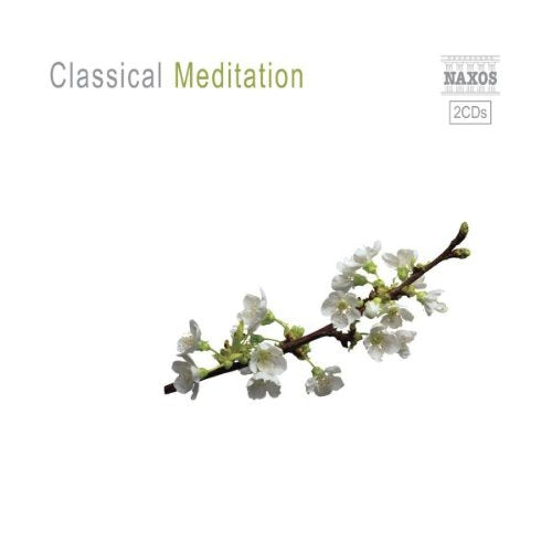 "CD cover with white flowers on a branch against a white background."