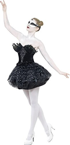 Gothic Swan Masquerade Costume - Ladies