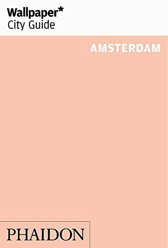"Book cover with peach background, white and black text, featuring 'Amsterdam' and 'Phaidon' logos."