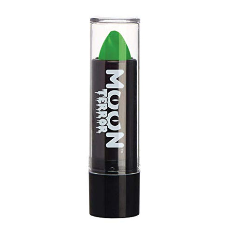 Moon Terror - Halloween Lipstick makeup - 5g - Easily create spooky designs like a pro! Perfect for vampire, ghost, skeleton, witch, pumpkin, monster etc - Zombie Green