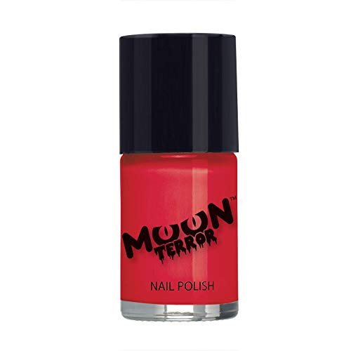Moon Terror - Halloween Nail Polish - 14ml - For spooky halloween nails. Perfect for vampire, ghost, skeleton, witch, pumpkin, monster etc - Blood Red