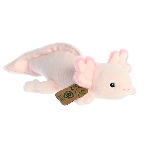 Aurora, 35100, Eco Nation Axolotl, Recycled Soft Toy, Pink