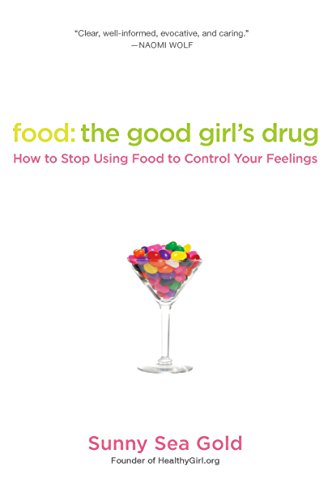 The image depicts a book cover with a martini glass filled with candy. Alt text: Book cover with martini glass filled with colorful candy.